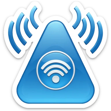 WiFi signal internet symbol sticker