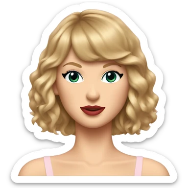 taylor swift in lover bodysuit sticker