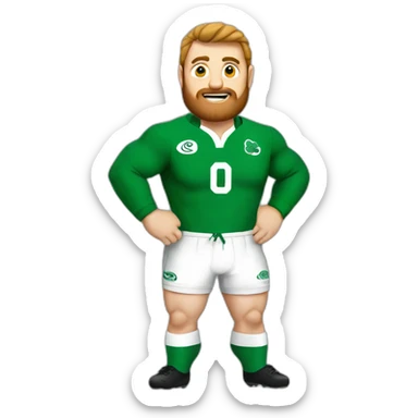 Irish rugby sticker