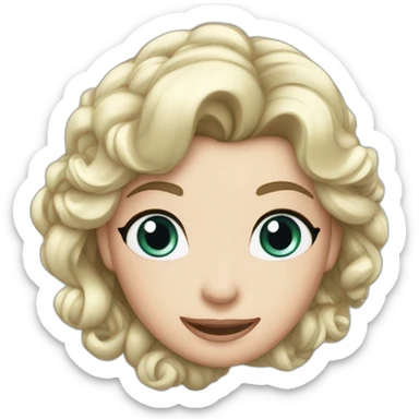 la reine des neiges frigorifiée sticker