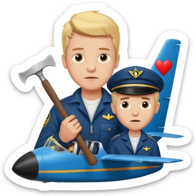 13 y/o Brian robeson at the beginning of Hatchet
struggling with his parents' recent divorce and harboring . He is angry, self-pitying
He is carrying a hatchet
He is in a single-engine plane with a pilot who soon suffers a heart attack, leaving Brian to navigate the crash and his new, harsh reality. sticker