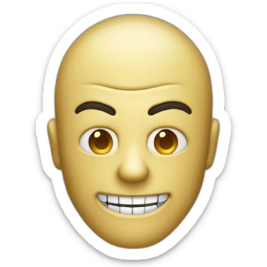 ‘Friday the 13th’ killer with a big, sly smile sticker