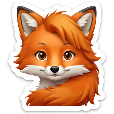 My wife is fox sticker