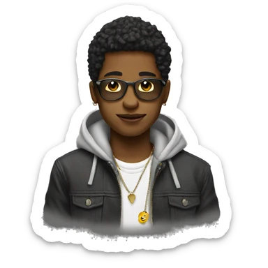 cool urban boy sticker