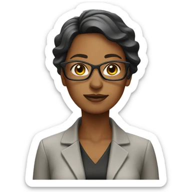 Woman architect sticker