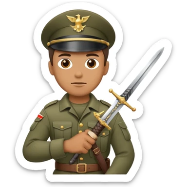 Con de guerra sticker