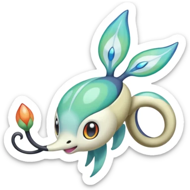 Meloetta-Mezprit-Azelf-Pokémon-Fakémon-creature sticker