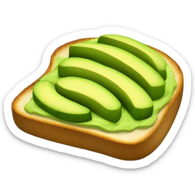 Avocado toast sticker