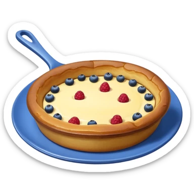 bluebery dutch baby sticker