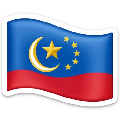East turkestan flag sticker
