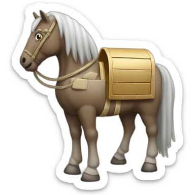 trojan horse sticker