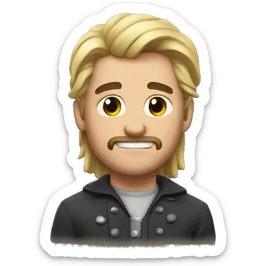 A buff man acting zetsi sticker