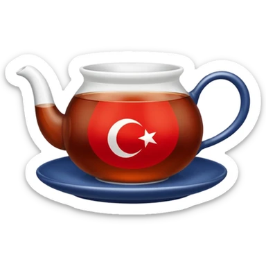 Tavşan kanı türk çay türk üsulü sticker