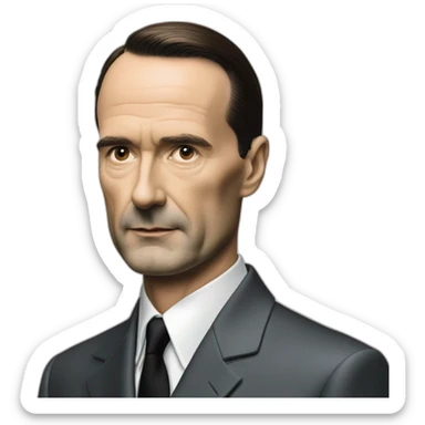 photo realistic Ralf Hutter from Kraftwerk sticker