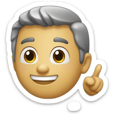 I'm looking for an emoji that captures the feeling of success, like a trophy or a congratulatory gesture! sticker