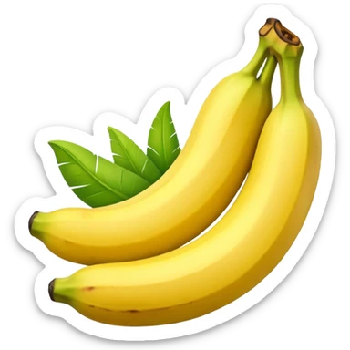 Crear un emoticón que tenga que ver con una variedad de Cambures ,como Cambur rojo, guineo, manzano , macho etc....; y que la paleta de colores sea la siguiente: Rojo Carmín, Amarillo, Amarillo Crema y Verde Pasto sticker