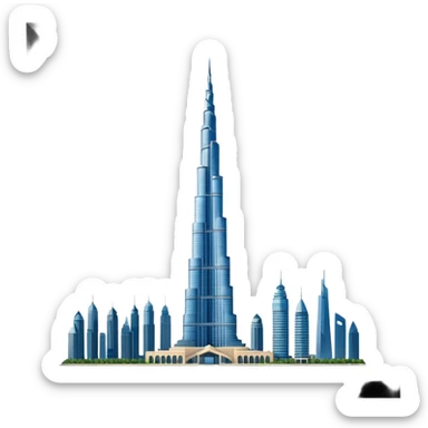 Burj khalifa sticker