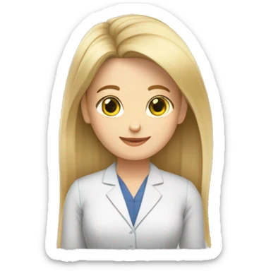 PROFESORA RUBIA DE PELO CORTO Y RIZAO ENSEÑANDO FINANZAS sticker