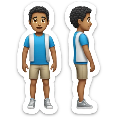 Bigger Hispanic boy  sticker
