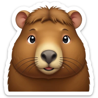 Kapibara sticker