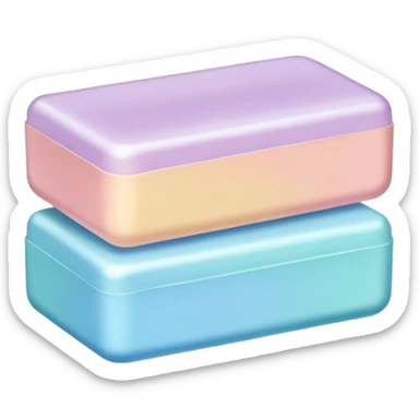 Colorful shiny glossy soft smooth Pastel soap perfume cocktail bomb bar aesthetic decoration room thing  sticker