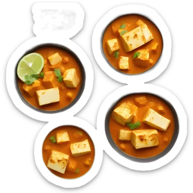 Paneer butter masala sticker