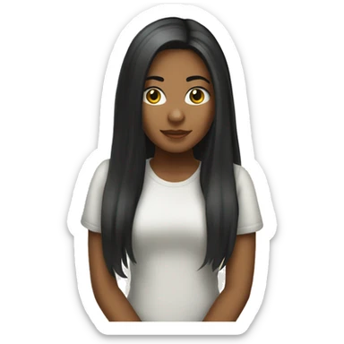 https://emojis.sh/emoji/pretty-girl-with-long-black-hair-mNXfQFFL0E Get this emoji or create your own with AI sticker