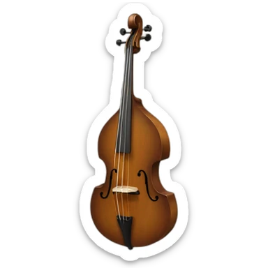 Erlandskian Bass Ktralamsh String Instrument Ethnic sticker