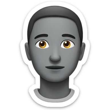 grey aestethic sticker