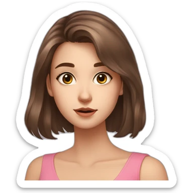 a woman taking a selfie in front of a mirror, a picture, tachisme, she is about 1 6 years old, brown hair and large eyes, discord profile picture, ekaterina sticker