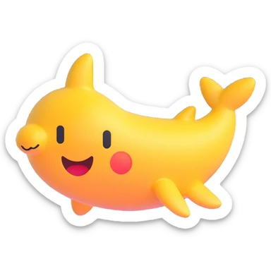 air emoji, floating lines, airy and transparent sticker