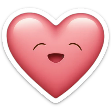 heart with an I inside  sticker