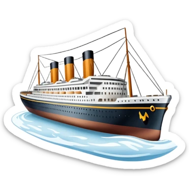 Make the Titanic sticker