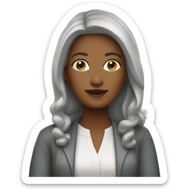 woman in santa barbara sticker