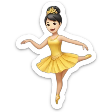 Danseuse coréenne  sticker