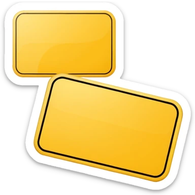 yellow ticket card  sticker