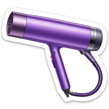 Dyson airwrap blow dryer Purple sticker