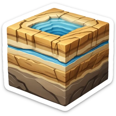 strata　cube sticker