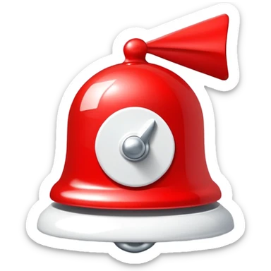 Subscribe button with bell notification sticker