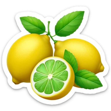 Lemon, Lime & Mint Fruit sticker