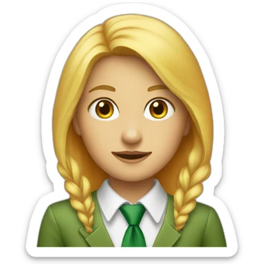 Blonde_girl_pioneer_in_tie_green_plus_orange sticker