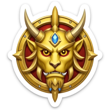 warcraft faction emblem sticker