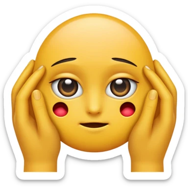 se frotte les mains entre elles avec un regard malicieux sticker