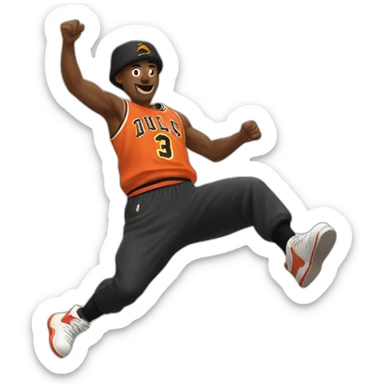Jumpman sticker