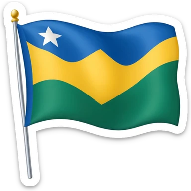 Crie um emoji da bandeira do estado do Paraná sticker