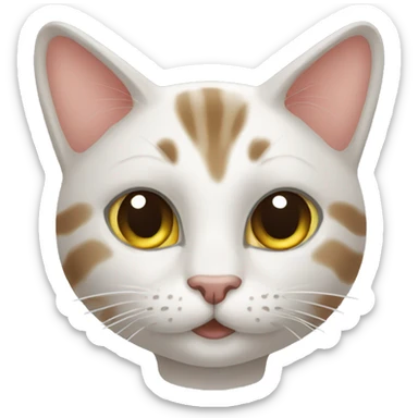 Skin care for cats sticker