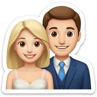 Married couple  sticker