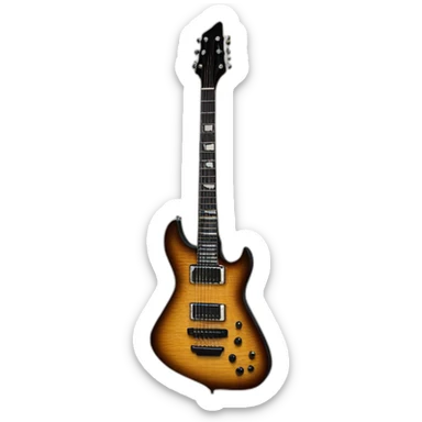 bc rich guitar sticker