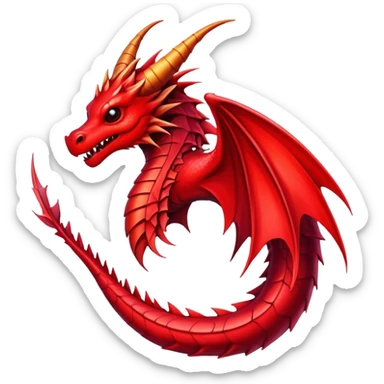 crazy-funny-cyberpunk-red-dragon-tail sticker