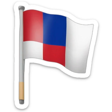Fidji and France flag mixed  sticker